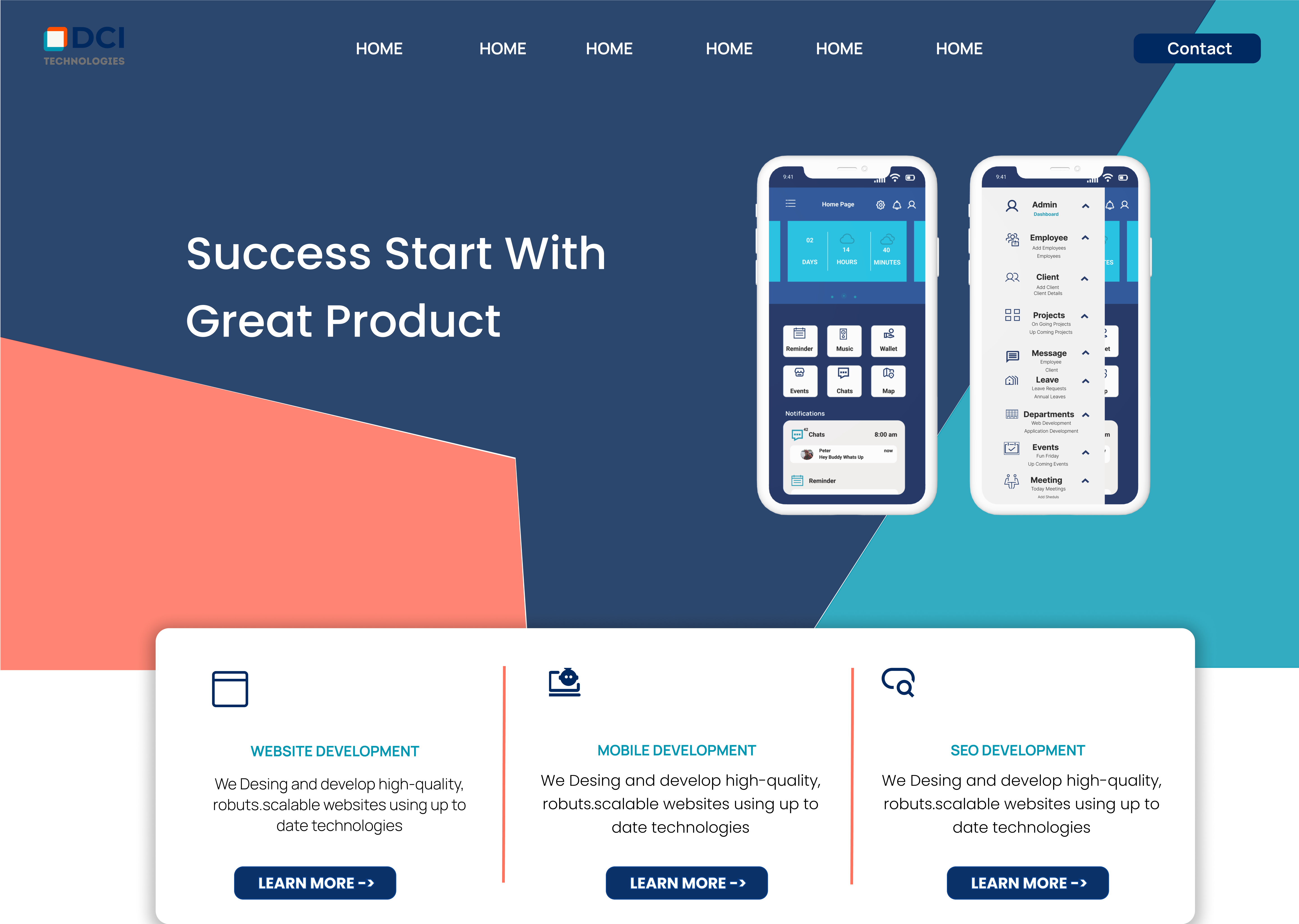 Corporate Dashboard Design